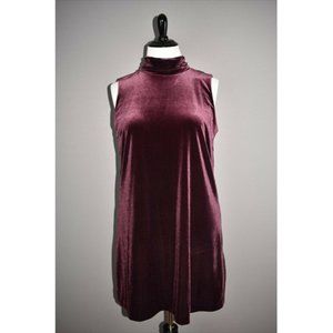 ANN TAYLOR NEW Velvet Tie Neck Swing Dress